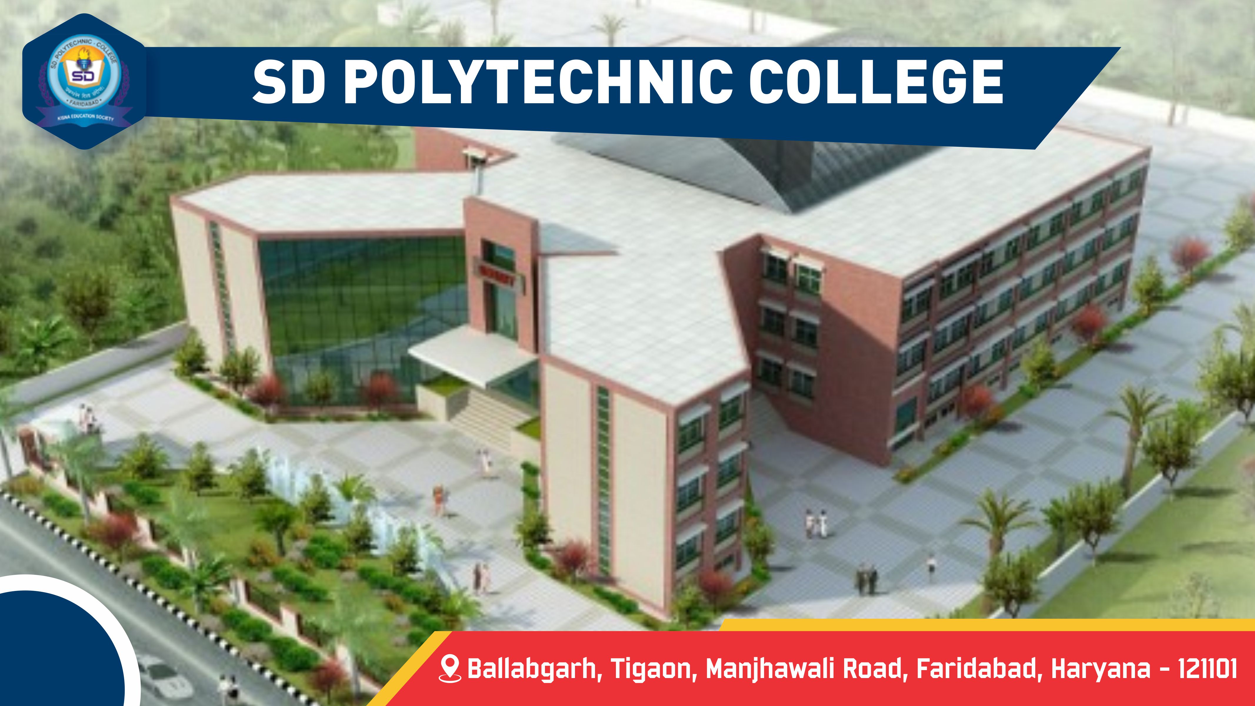 out side view of SD Polytechnic College, Faridabad